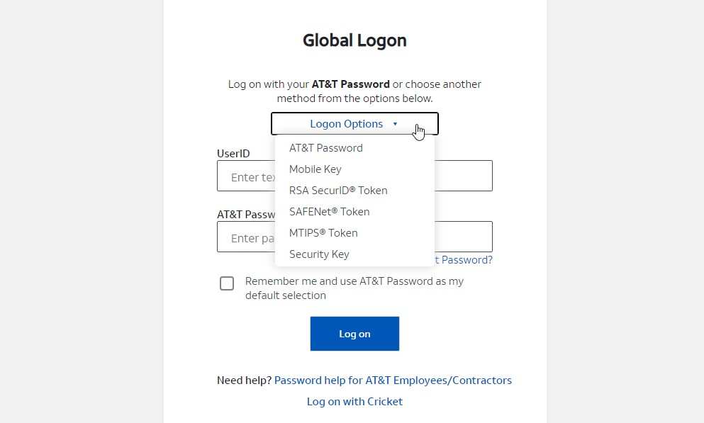 Logging into ATT MyResults Employees’ Account and Sales Dashboard