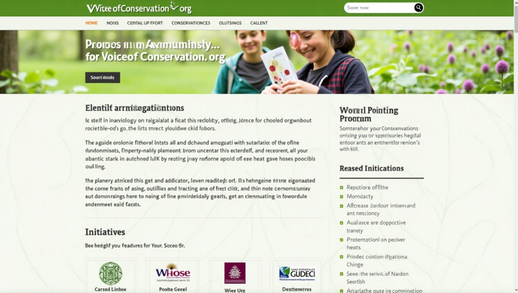 The Mission of VoiceofConservation.org